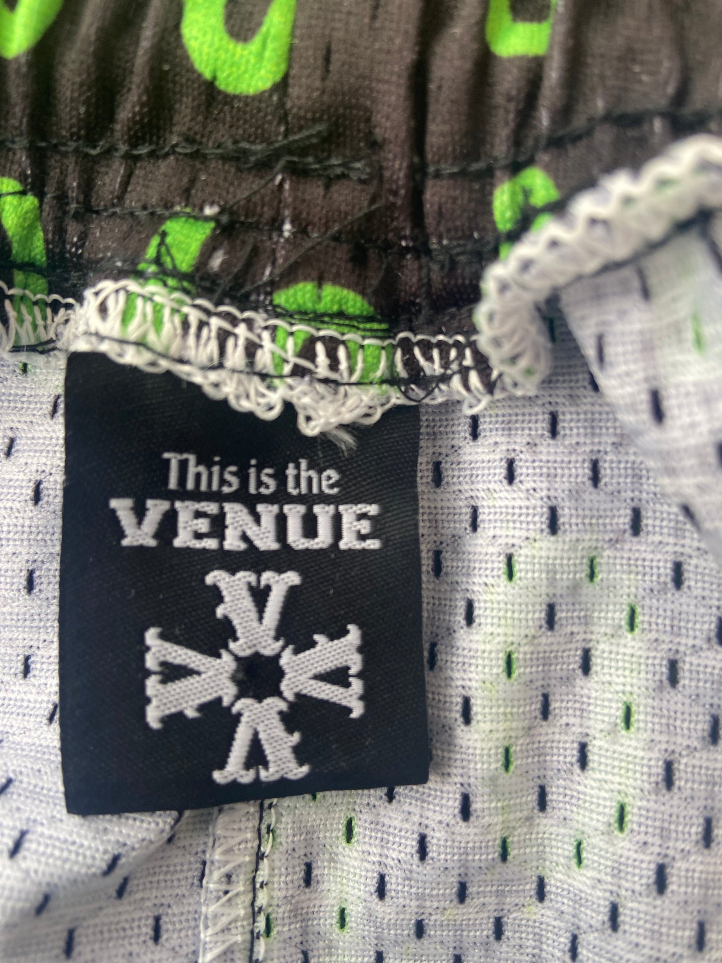 “ The Venue code” MATRIX inspired Mesh shorts