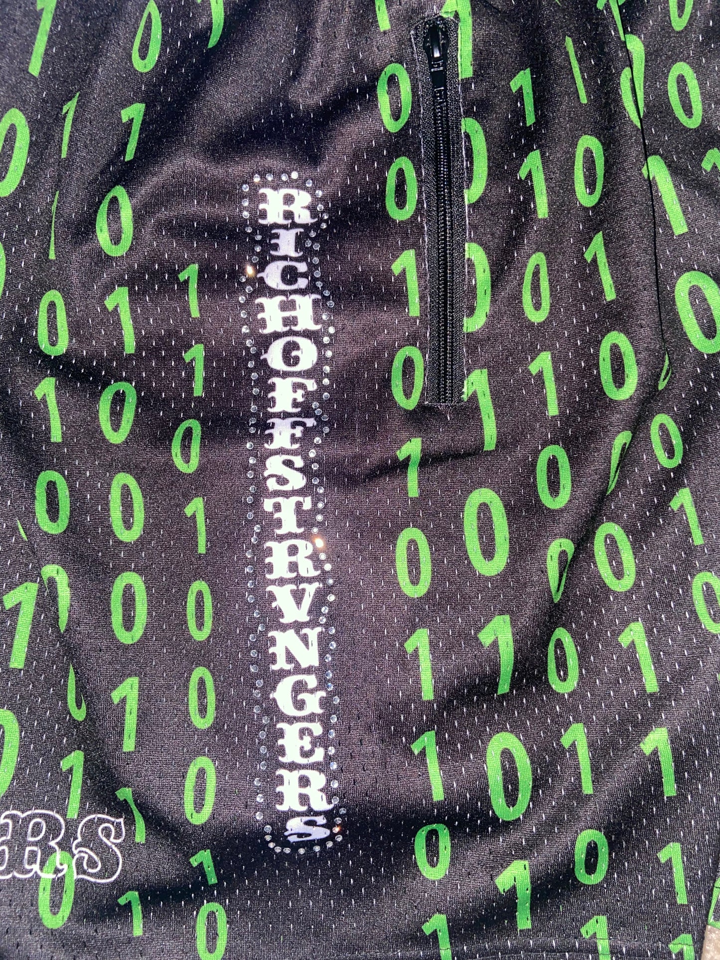 “ The Venue code” MATRIX inspired Mesh shorts