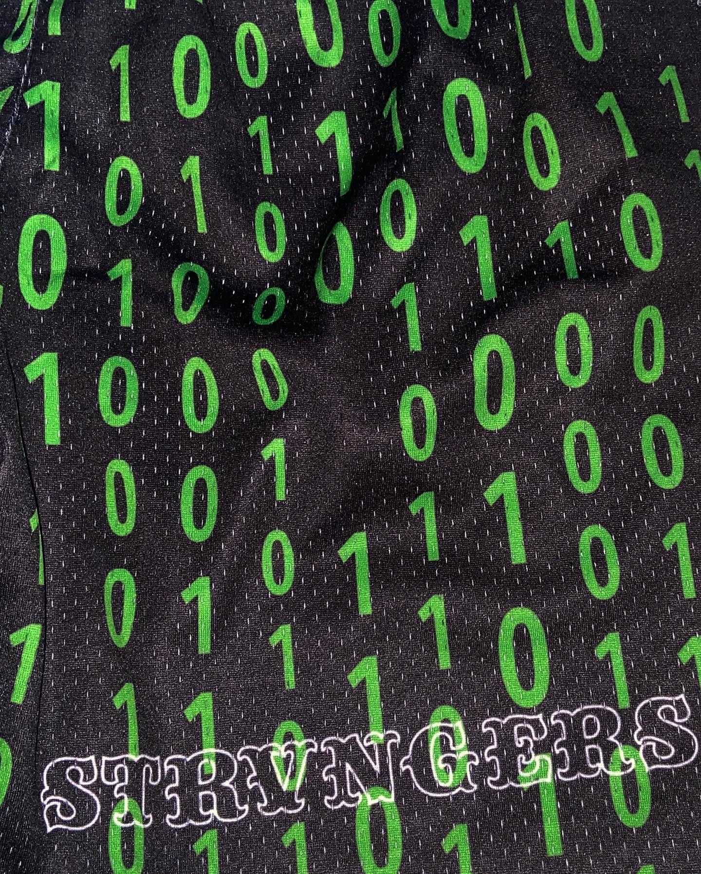 “ The Venue code” MATRIX inspired Mesh shorts